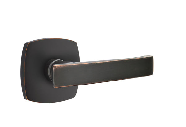 Emtek Geneva Lever with Urban Modern Rosette