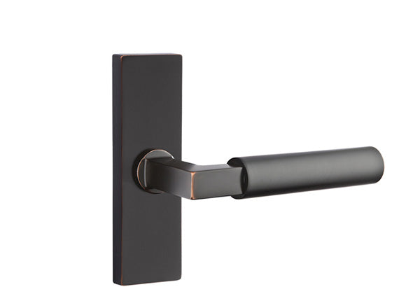 Emtek Stretto Narrow Trim Locksets with Hercules Lever