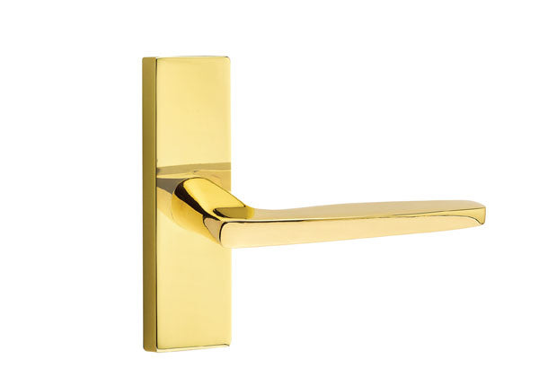 Emtek Stretto Narrow Trim Locksets with Hermes Lever