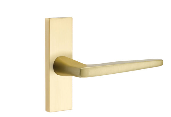 Emtek Stretto Narrow Trim Locksets with Hermes Lever