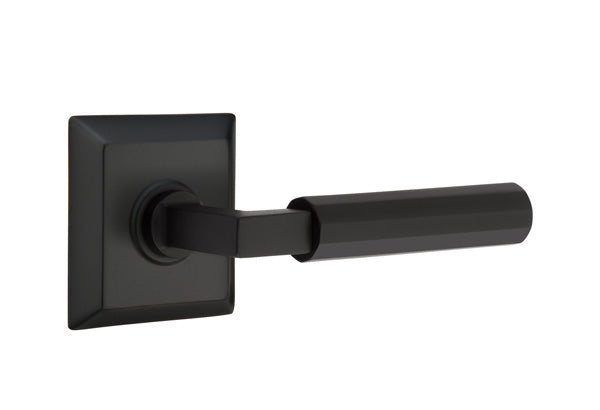 Emtek Select L Square Faceted Lever Quincy Rosette