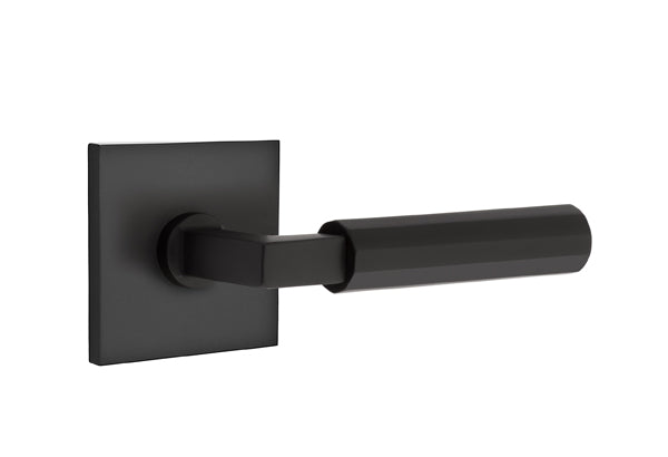 Emtek Select L Square Faceted Lever Square Rosette