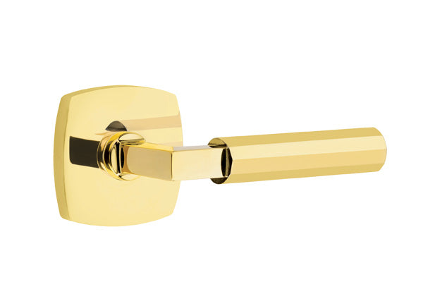 Emtek Select L Square Faceted Lever Urban Modern Rosette