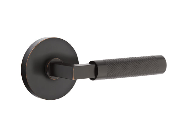 Emtek Select L Square Knurled Lever Disk Rosette