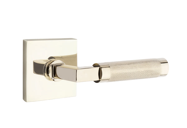 Emtek Select L Square Knurled Lever Square Rosette