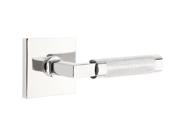 Emtek Select L Square Knurled Lever Square Rosette