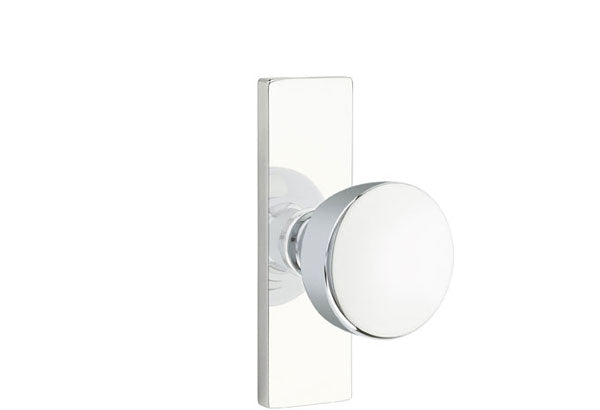 Emtek Stretto Narrow Trim Locksets with Laurent Knob