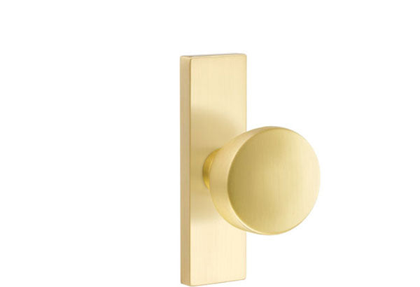 Emtek Stretto Narrow Trim Locksets with Laurent Knob