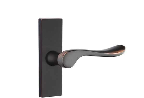 Emtek Stretto Narrow Trim Locksets with Luzern Lever