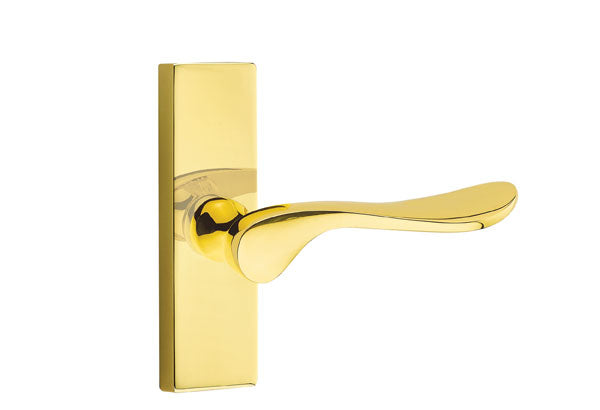 Emtek Stretto Narrow Trim Locksets with Luzern Lever