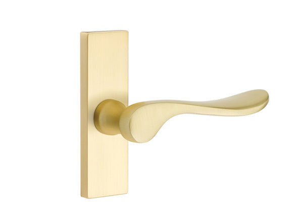 Emtek Stretto Narrow Trim Locksets with Luzern Lever