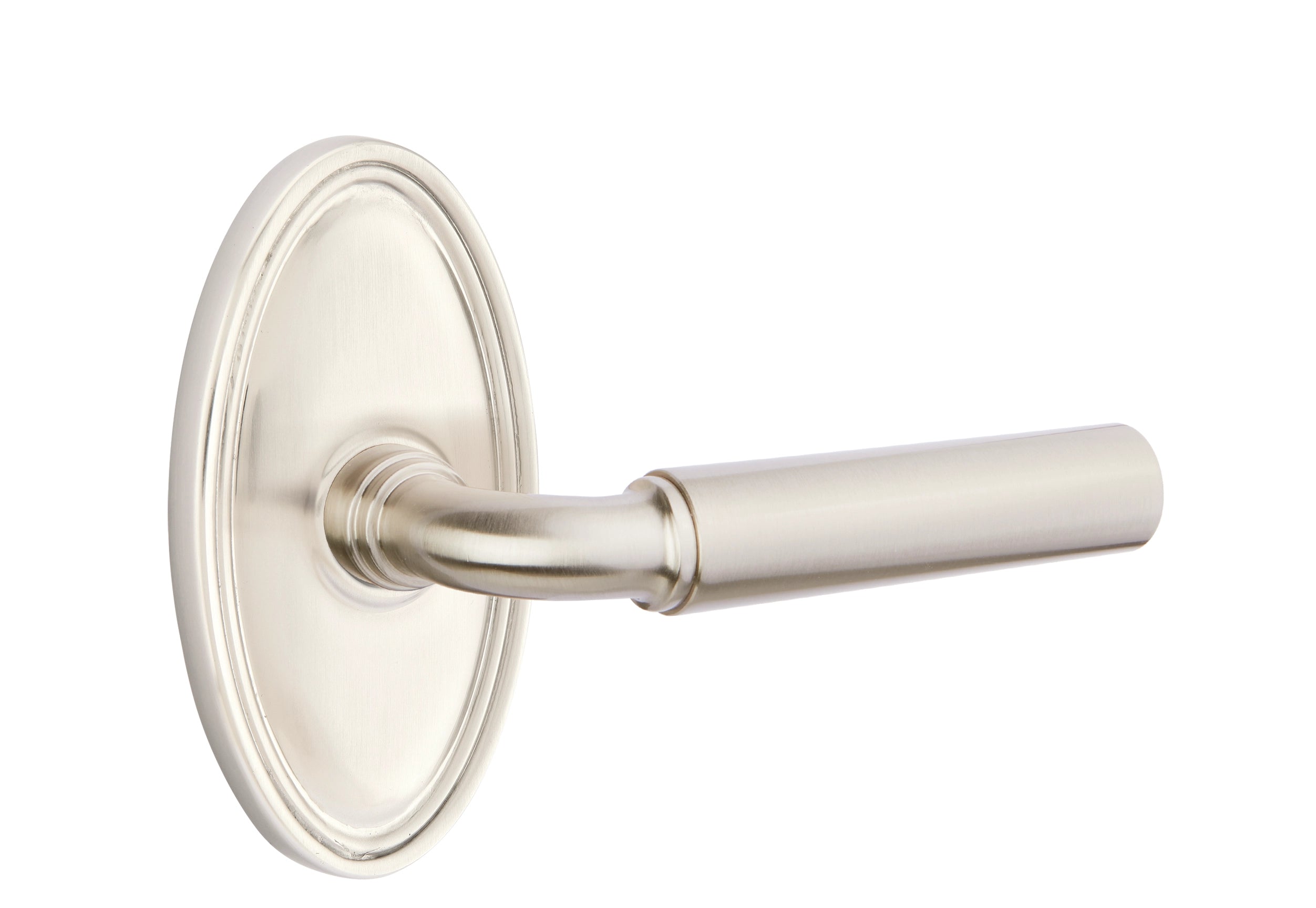 Emtek Manning Lever with Oval Rosette - Classic Brass
