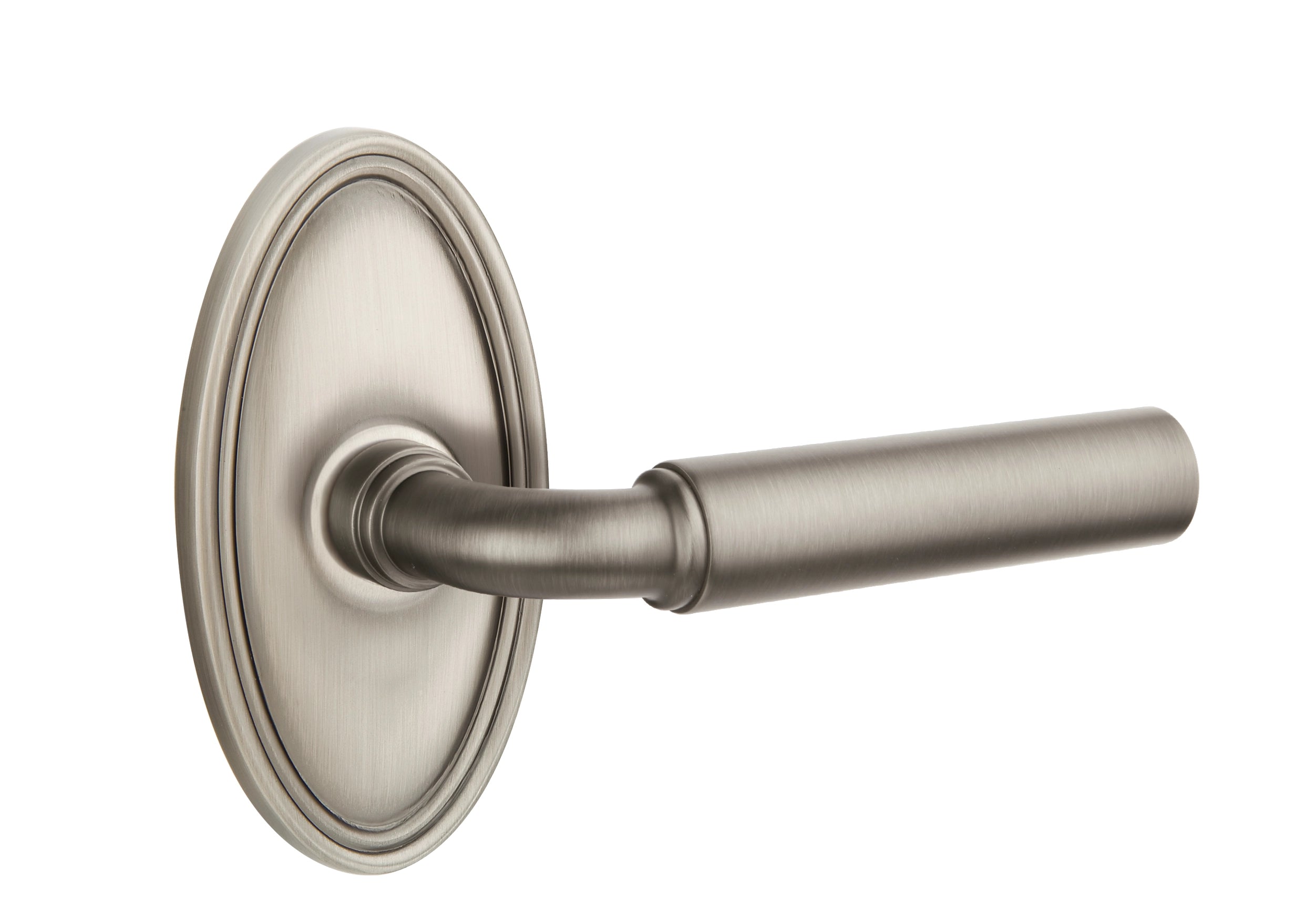 Emtek Manning Lever with Oval Rosette - Classic Brass