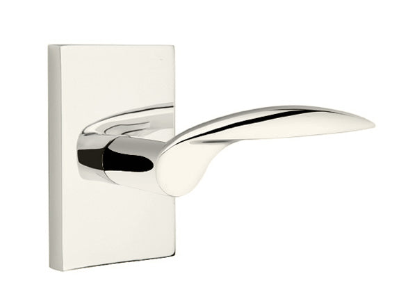 Emtek Mercury Lever with Modern Rectangular Rosette