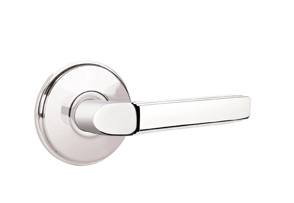 Emtek Milano Lever with Watford Rosette - Classic Brass
