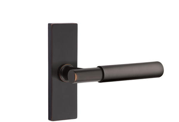 Emtek Stretto Narrow Trim Locksets with Myles Lever