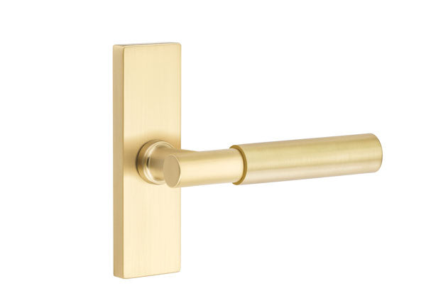 Emtek Stretto Narrow Trim Locksets with Myles Lever