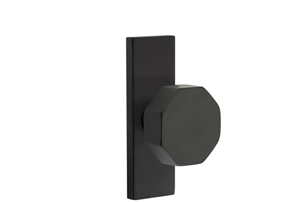 Emtek Stretto Narrow Trim Locksets with Octagon Knob