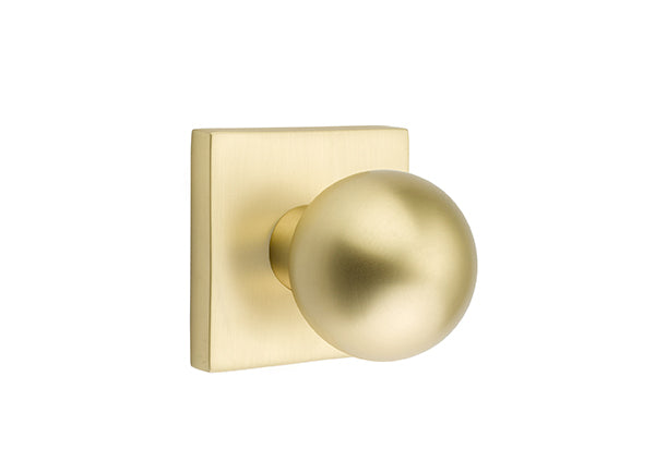 Emtek Orb Knob with Square Rosette