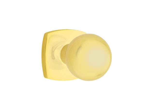 Emtek Orb Knob with Urban Modern Rosette