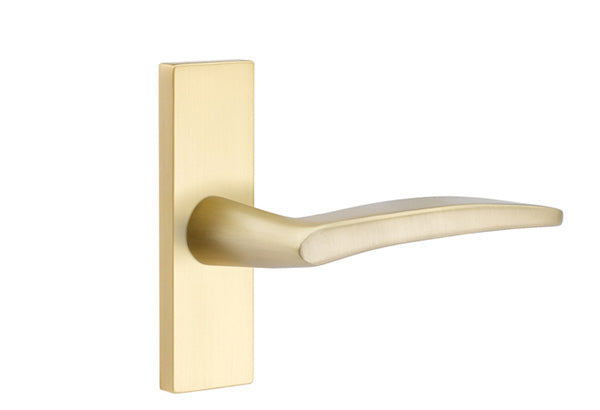 Emtek Stretto Narrow Trim Locksets with Poseidon Lever