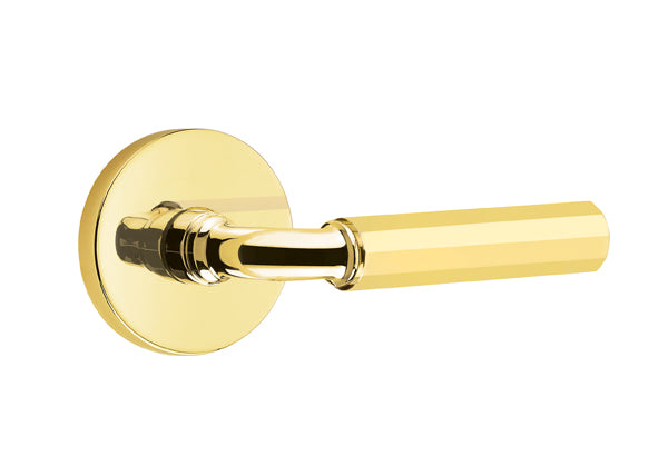 Emtek Select R-Bar Faceted Lever Disk Rosette