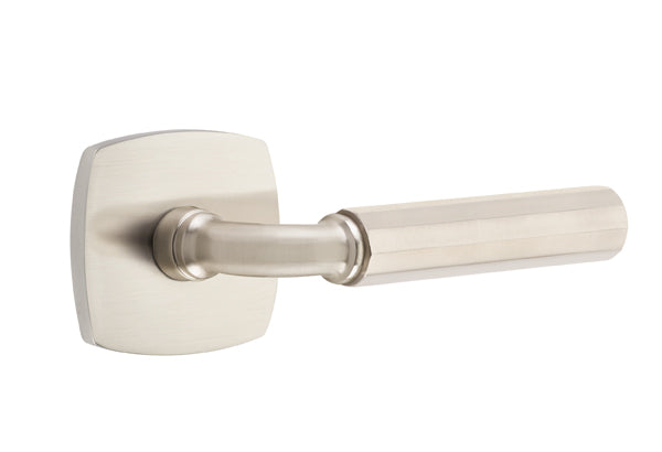 Emtek Select R-Bar Faceted Lever Urban Modern Rosette