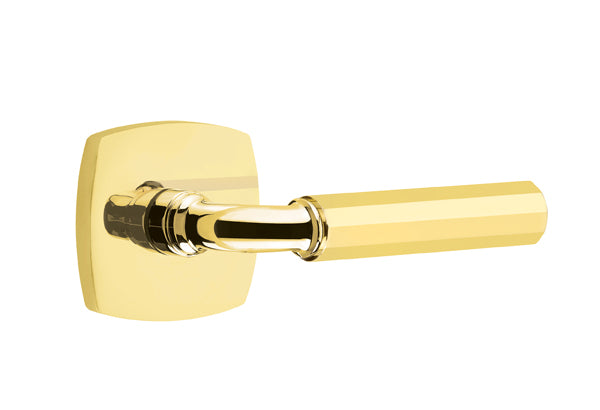 Emtek Select R-Bar Faceted Lever Urban Modern Rosette