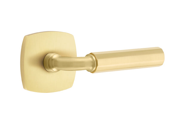 Emtek Select R-Bar Faceted Lever Urban Modern Rosette