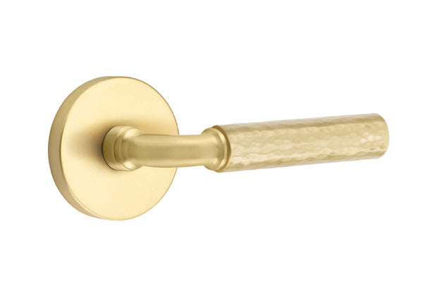 Emtek Select R-Bar Hammered Lever Disk Rosette