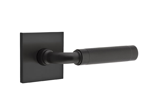Emtek Select R-Bar Knurled Lever Square Rosette
