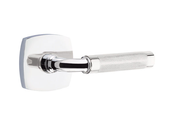 Emtek Select R-Bar Knurled Lever Urban Modern Rosette