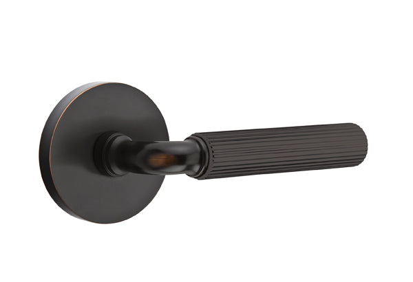 Emtek Select R-Bar Straight Knurled Lever Disk Rosette