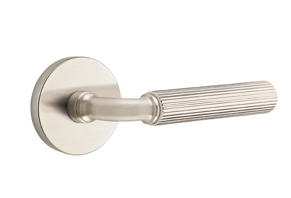 Emtek Select R-Bar Straight Knurled Lever Disk Rosette