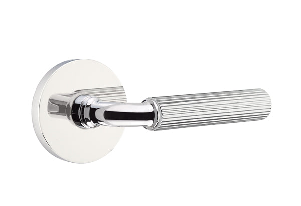 Emtek Select R-Bar Straight Knurled Lever Disk Rosette