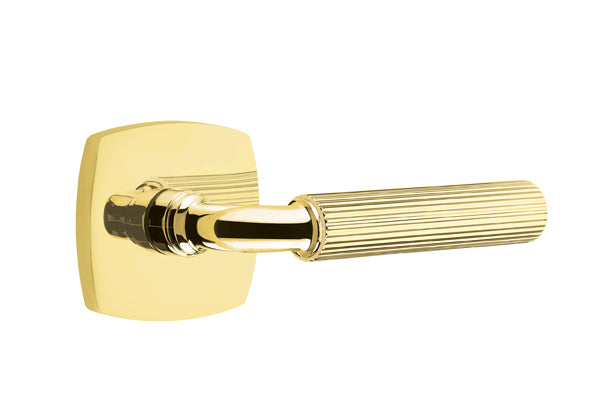 Emtek Select R-Bar Straight Knurled Lever Urban Modern Rosette