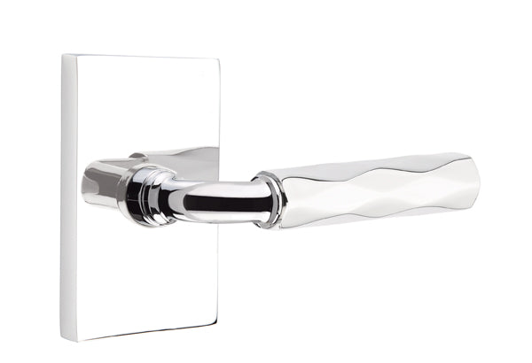 Emtek Select R-Bar Tribeca Lever Modern Rectangular Rosette