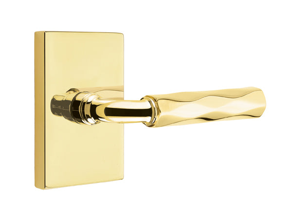 Emtek Select R-Bar Tribeca Lever Modern Rectangular Rosette
