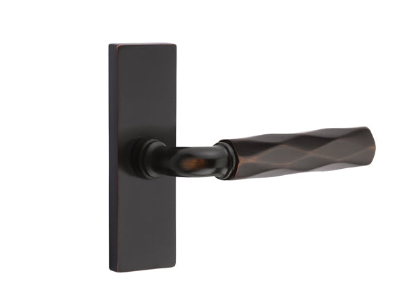 Emtek Stretto Narrow Trim Locksets with R-Bar Tribeca Lever