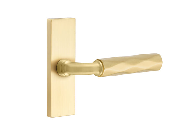 Emtek Stretto Narrow Trim Locksets with R-Bar Tribeca Lever