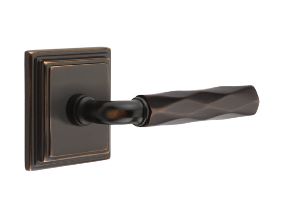 Emtek Select R-Bar Tribeca Lever Wilshire Rosette