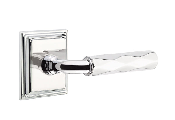 Emtek Select R-Bar Tribeca Lever Wilshire Rosette