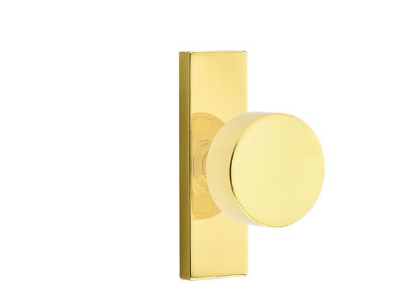 Emtek Stretto Narrow Trim Locksets with Round Knob