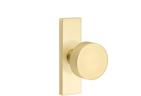 Emtek Stretto Narrow Trim Locksets with Round Knob