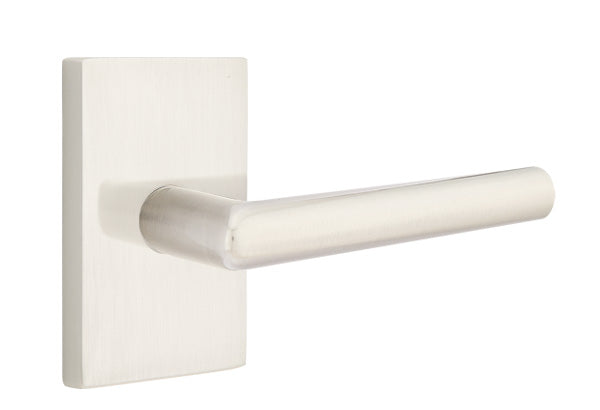Emtek Stuttgart Lever with Modern Rectangular Rosette