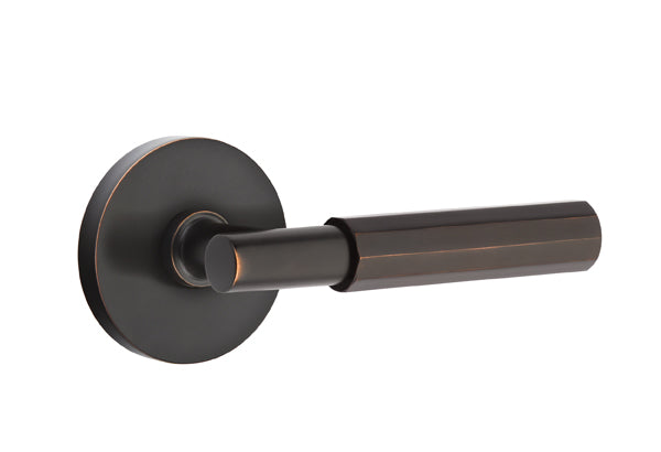 Emtek Select T-Bar Faceted Lever Disk Rosette