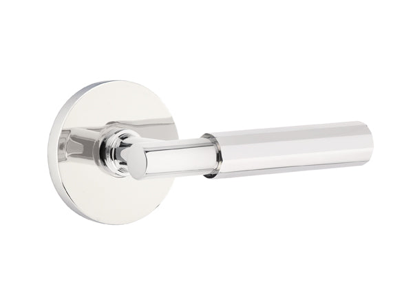 Emtek Select T-Bar Faceted Lever Disk Rosette