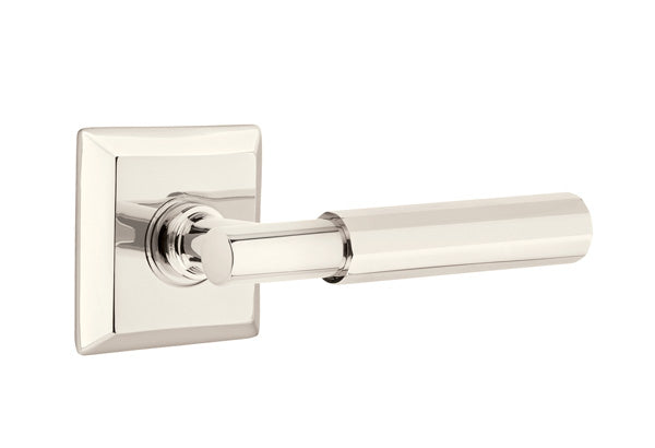 Emtek Select T-Bar Faceted Lever Quincy Rosette