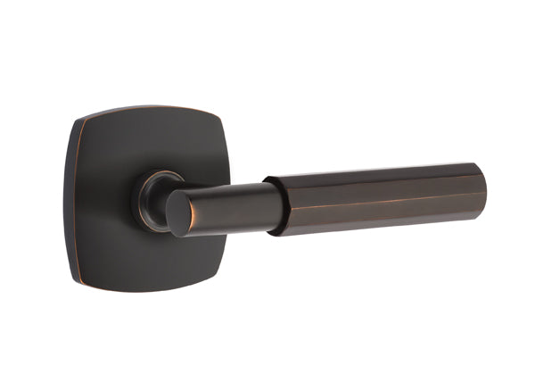 Emtek Select T-Bar Faceted Lever Urban Modern Rosette