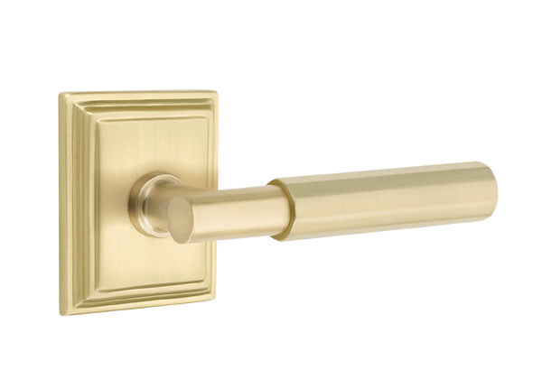 Emtek Select T-Bar Faceted Lever Wilshire Rosette